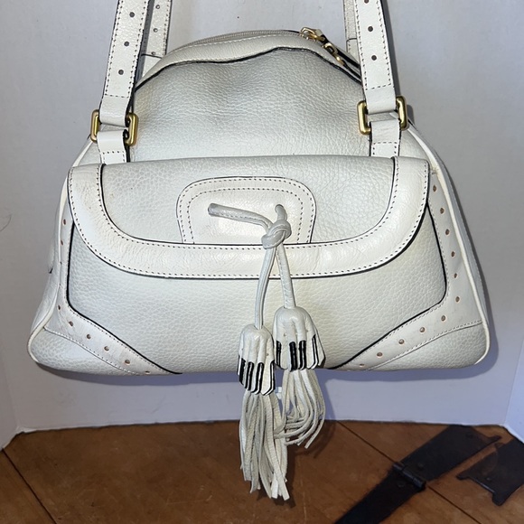 Vintage Sondra Roberts Leather Bowler Bag - Picture 4 of 10